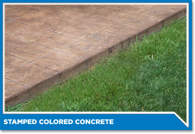 Stamped Colored Concrete